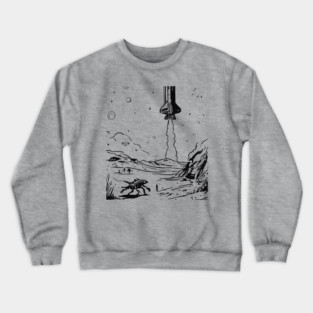 Space X T-shirt and alien Crewneck Sweatshirt