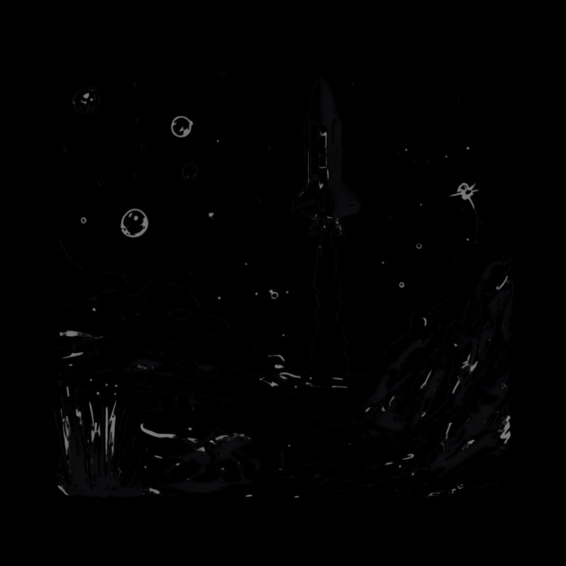 Space X T-shirt and alien by Nizar clothing store 