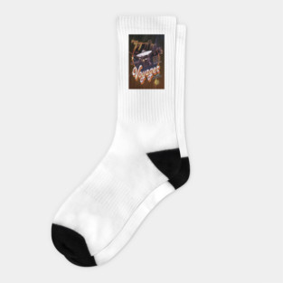 NASA Voyager Poster Socks