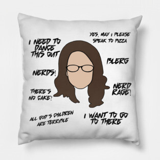 liz lemon Pillow