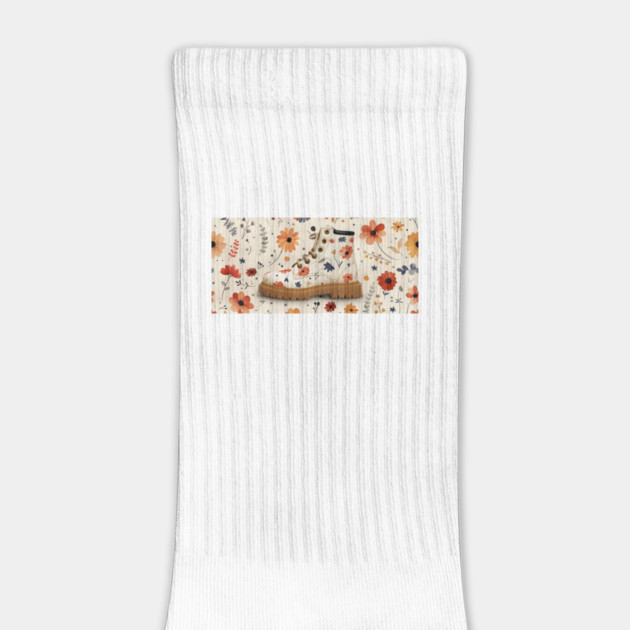 Floral Boots Art Design by Vinokurio