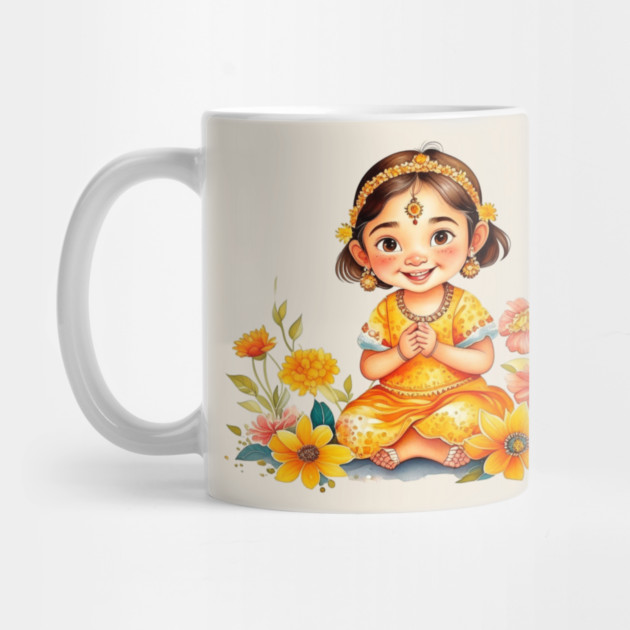 Gudi Padwa Cute Girl by HolidayBug