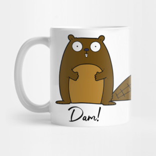 Funny Beaver Dam Mug