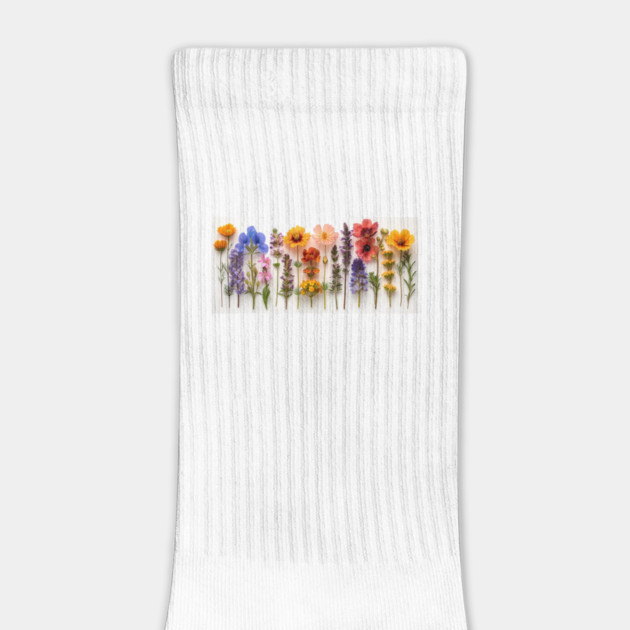 Assorted Colorful Pressed Flowers by Vinokurio