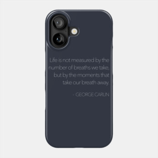 George Carlin Quotes Design Phone Case