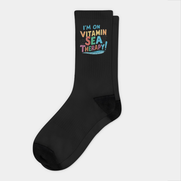 I'm on Vitamin Sea Therapy Socks by Vinokurio