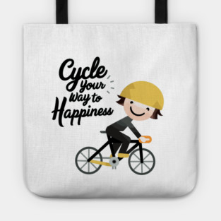 Cycle Your Way to Happiness Tote