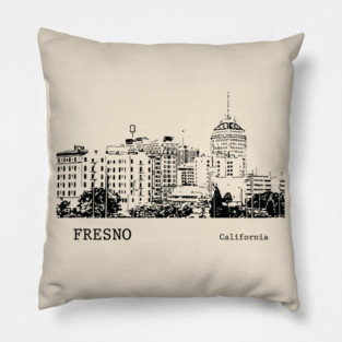 Fresno California Pillow