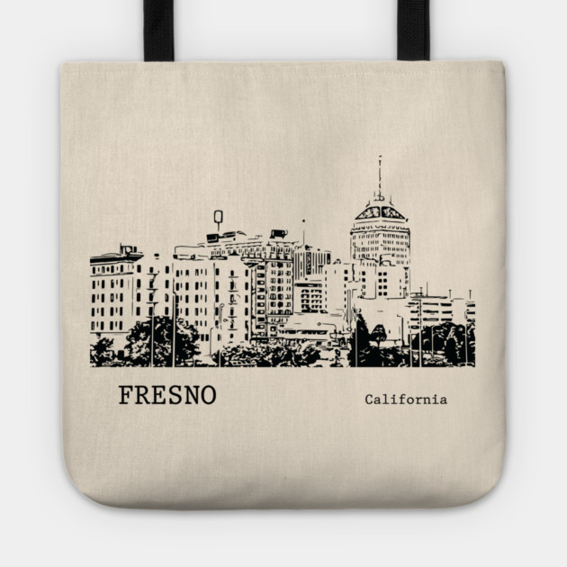Fresno California Tote by Lakeric