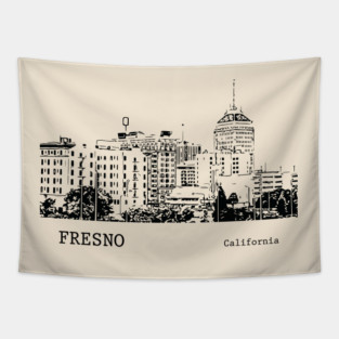 Fresno California Tapestry