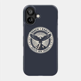 Reach New Heights – Bold Eagle Motivational Graphic Phone Case