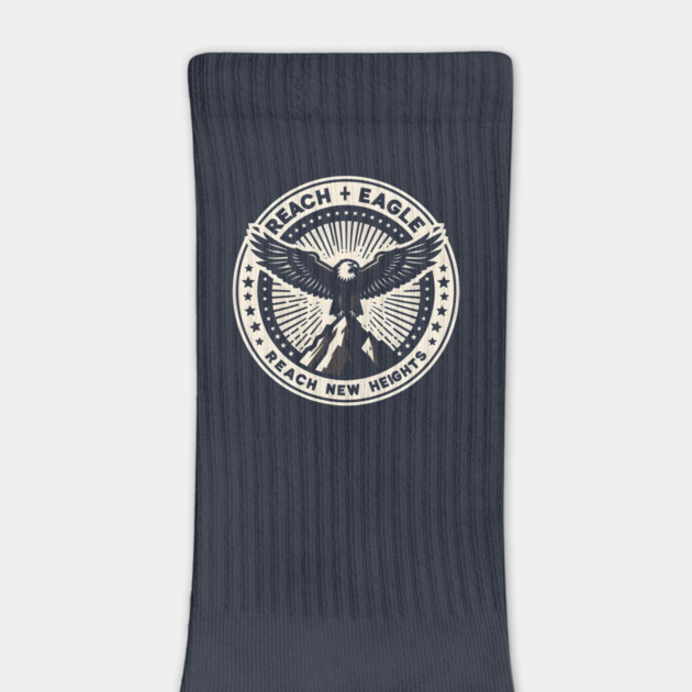 Reach New Heights – Bold Eagle Motivational Graphic by MakerMind8.2