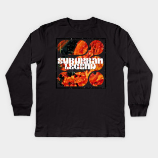 Suburban Legend Fire Kids Long Sleeve T-Shirt