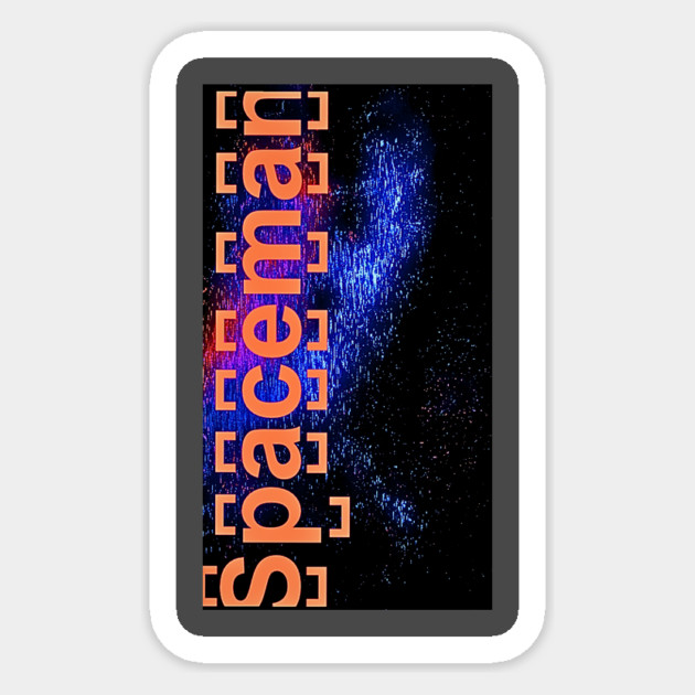 Spaceman 77 Sticker by casualteesinc