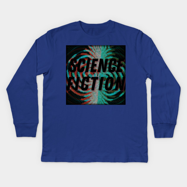 Science Fiction Unfold Kids Long Sleeve T-Shirt by casualteesinc