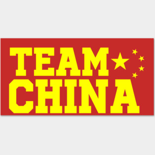 Team China - Summer Olympics Posters and Art