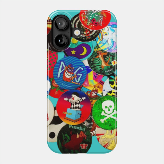 Pile of Pogs 90s Phone Case by casualteesinc