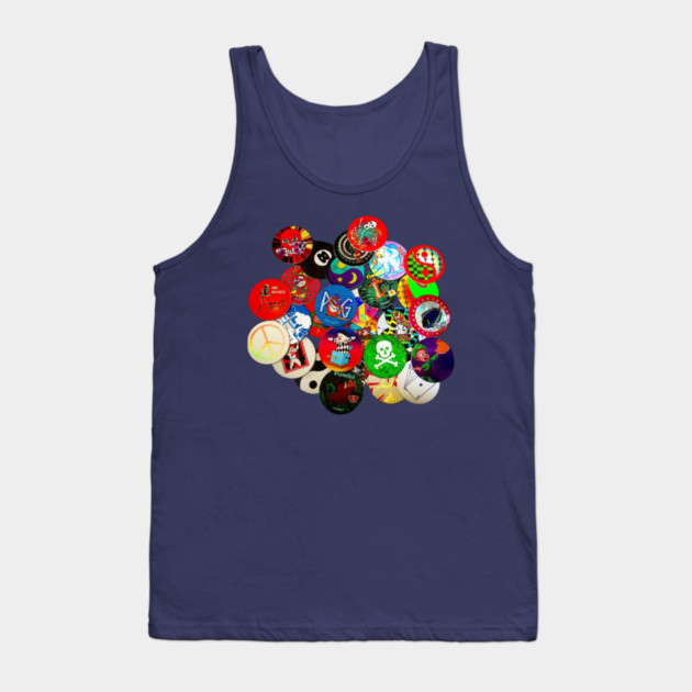 Pile of Pogs 90s Tank Top by casualteesinc