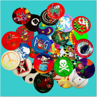 Pile of Pogs 90s Posters and Art