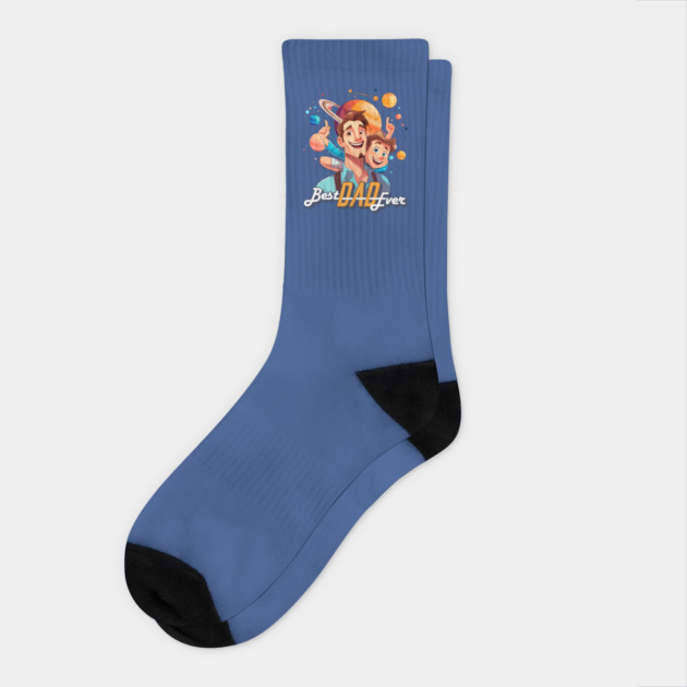 Best Dad Ever Socks by Urbanprint