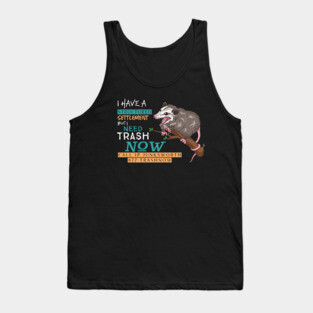 877-TRASHNOW Possum Tank Top