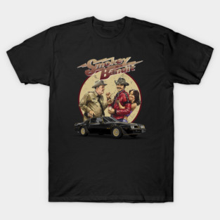Keep Your Foot Hard on the Pedal - Smokey And The Bandit T-Shirt