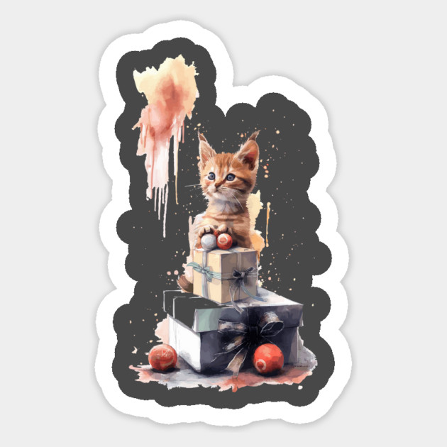 Cute Abissinian Kitten Sticker by Vinokurio