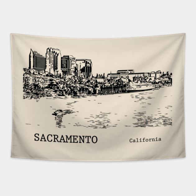 Sacramento California Tapestry by Lakeric