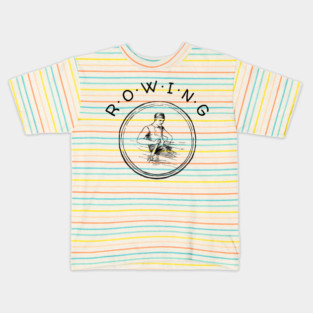 Vintage Rowing Kids T-Shirt