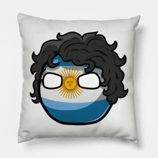 Argentina Polandball Javier Milei Countryball Pillow