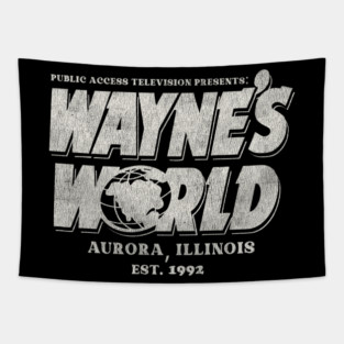 Wayne's World Worn Tapestry