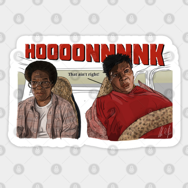 Norbit: The Shrinking Car Sticker by 51Deesigns