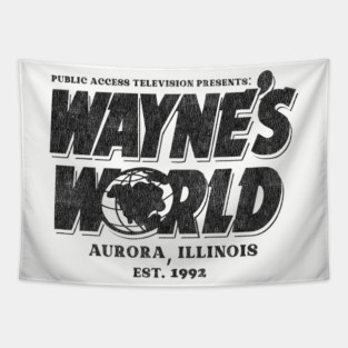 Wayne's World Lts Worn Tapestry