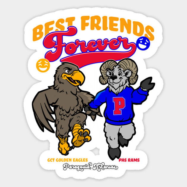 GCT+PSD BFFs FOREVER Sticker by rt-shirts