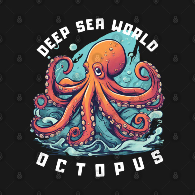 Deep sea world Octopus series by Urbanprint