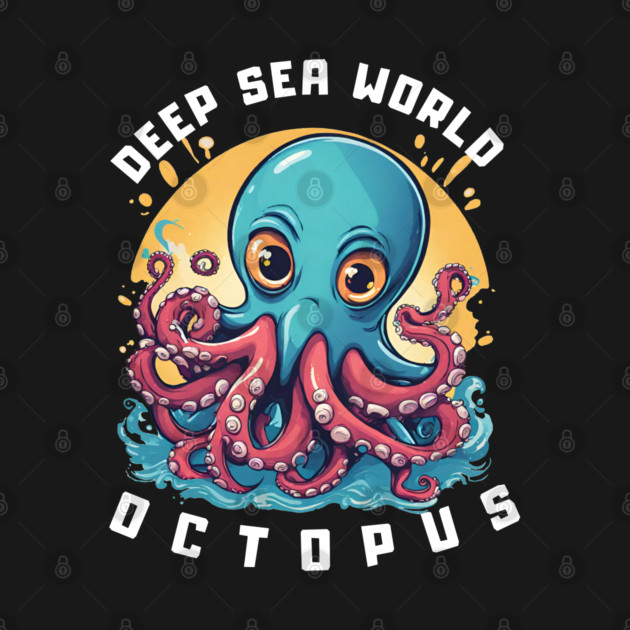 Deep sea world Octopus series 4 by Urbanprint