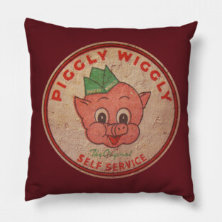 piggly wiggly Self sERVICE Pillow