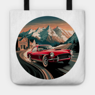 60s Style Muscle Car Tote