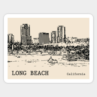 Long Beach California Magnet