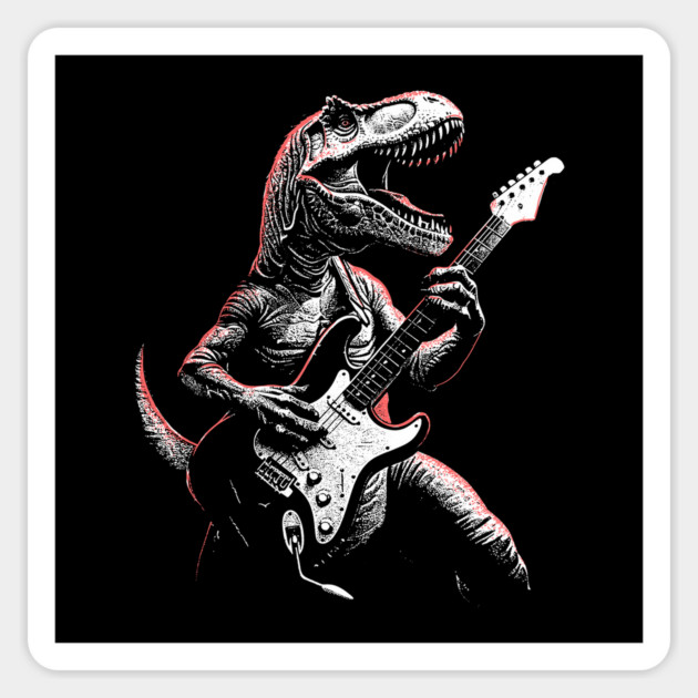 Tyranno-Rockstar Magnet by GoshWow®