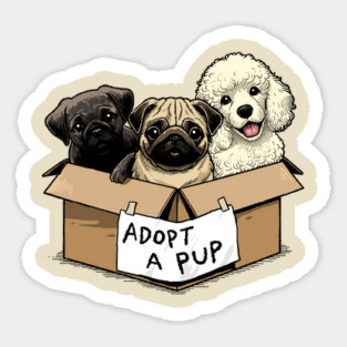 Adopt a Pup Magnet