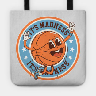 It's Madness - Retro College Basketball Tote