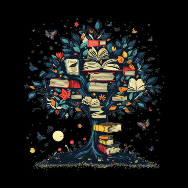 Tree of Knowledge with Books by Vinokurio