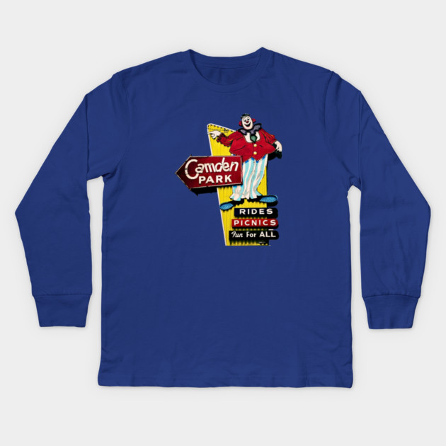 Camden Park West Virginia Kids Long Sleeve T-Shirt by casualteesinc
