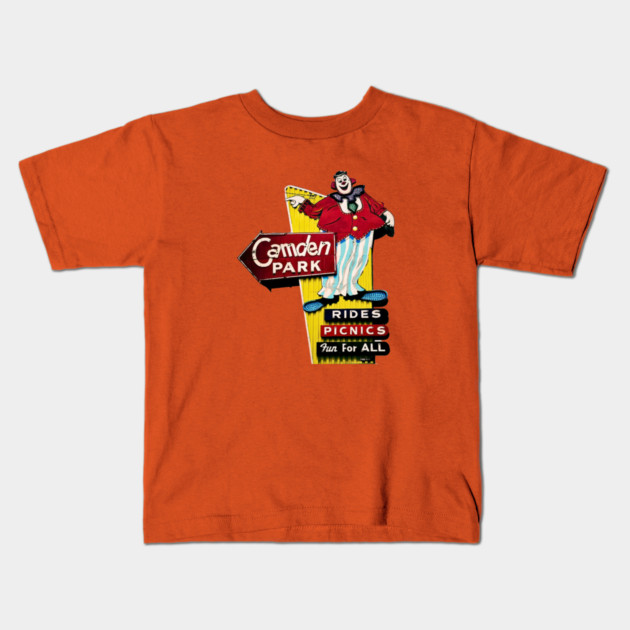 Camden Park West Virginia Kids T-Shirt by casualteesinc