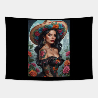 Vibrant Vista Tapestry