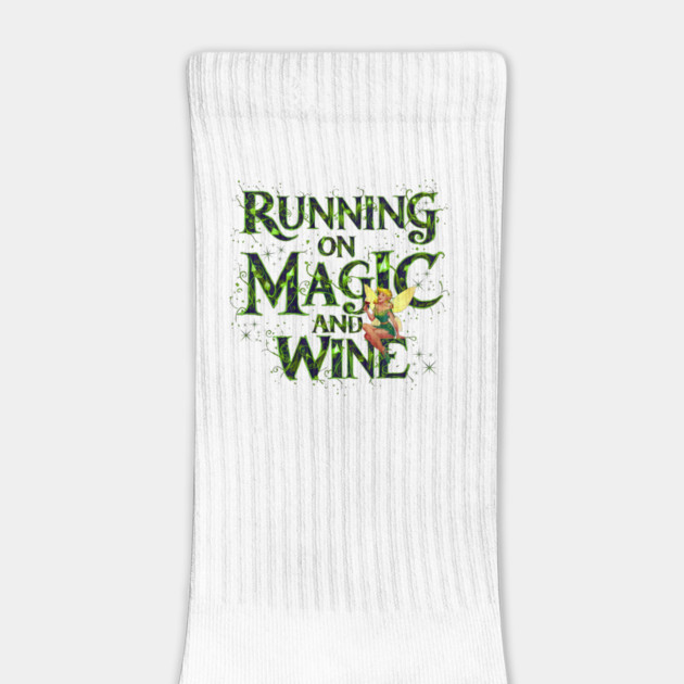 Running on Magic and Wine Tinker Bell Inspired Adult Drinking by Joaddo
