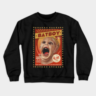Batboy (Freak Show-style Poster) Crewneck Sweatshirt