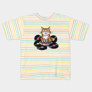 Music Cat Kids T-Shirt