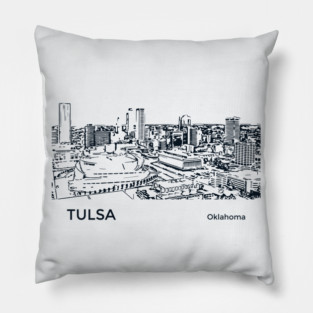Tulsa Oklahoma Pillow